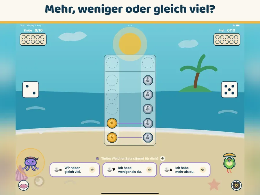 Mengenpiraten – Screenshot 1