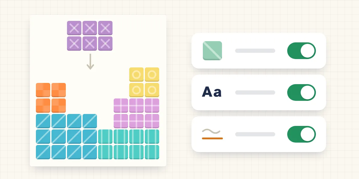 Accessible Practice: Dyslexia Font, Colour Patterns, Calmer Motion