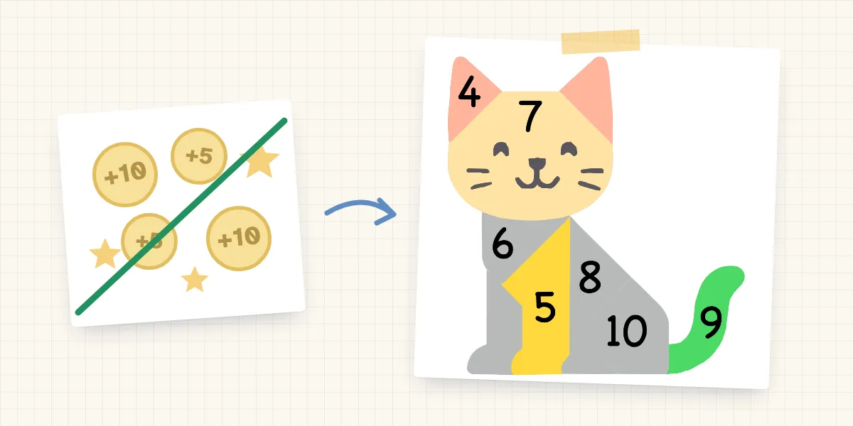 Tangram Animals Instead of Points: Rewards That Don't Distract