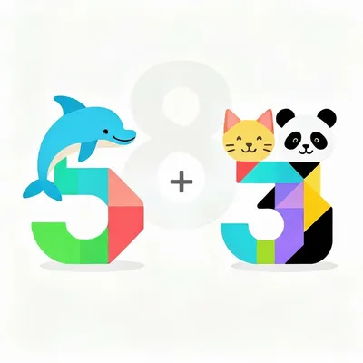 Zahlzerlegung: 8 = 5 + 3 – Der Schlüssel zum schnellen und sicheren Rechnen